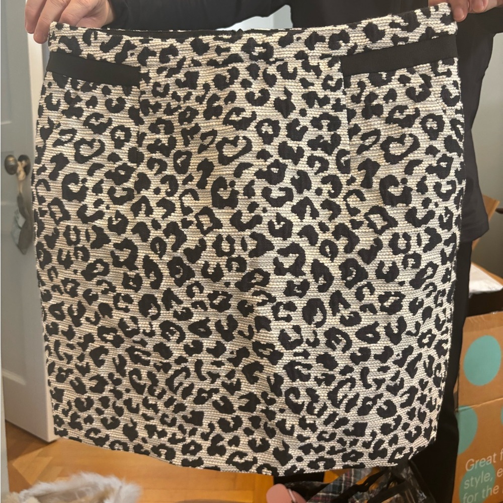 Comptoir du Cottoniers animal print skirt